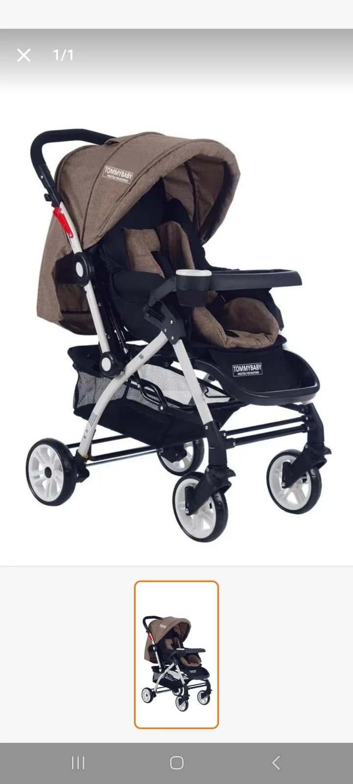 ACİL SATILIK İLGİLENEN VARSA 2500 DEN VERECEĞİM Tommy baby bebek arabası